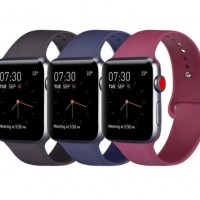 Slicone sport band for apple watch
