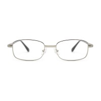 Metal full-rim reading glasses for men