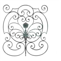 Wrought iron works scrolls grilles