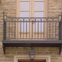 wrought iron balcony fences security railings
