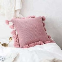 Ginzeal 2018 New Decorative Plain Outdoor Cushion Cover