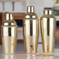 WS-AA1550 Golden Shaker Cocktail/cocktail Shaker/gold Cocktail Shaker