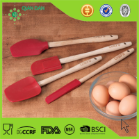 Clear Handle Silicone Spatula Set With Private Label