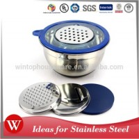 5QT 3QT Stainless Steel Mixing Bowl With Graters