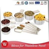 12 Pcs Set Stainless Steel Measuring Cup And Spoon