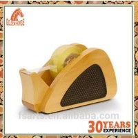 Wooden/Punched Metal Tape Dispenser