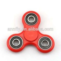 Hand Spinner 7Colour 7.5cm Plastic EDC For Autism And ADHD Children Toys Tri-Spinner Fidget Toy Hand