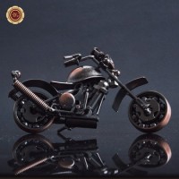 WR 2016 New Year Business Gift Handmade Metal Iron Motorcycle Model Home Decor Ornaments Creative Me