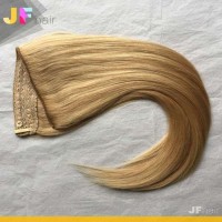 Hidden Halo Invisible Flip Weft 100% Real Human Hair Extension Remy Full Head