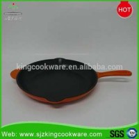 Hot Selling Round Enamel Electric Cast-iron Skillet