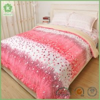 Wholesale Fashion 2 Ply Flannel Polyester Quilt