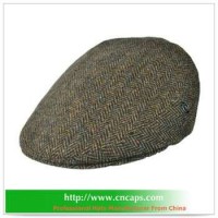 Tweed Herringbone Ivy Cap Hats