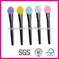 5 Pcs Personalized Gift Silicone Face Makeup Brush Set   Various Color Are Acceptable
