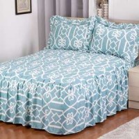 Microfiber Quilt Top Printed Chinese Bedspread With 2 Shams Wholesale