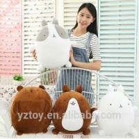 1pcs 25cm Super Cute Rabbit Molang Potatoes Bear Plush Toy Doll  Female Valentines Day Gifts Molang