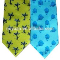 Silkscreen Printing Tie / Digital Printing Polyester Ties / Contrast Knot Tie
