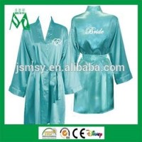 Kimono Silk Satin Bridesmaid Robe Sleepwear For Women
