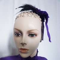 Lolita Steampunk Gothic Cosplay Head Down Fleather Head Clip