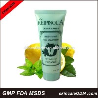 Most Hot Sale Skin Face Care Product Can Private Label Lemon &amp; Mint Foot Cream