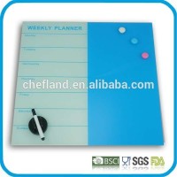 Custom Good Quality Glass Magnetic Memo Board  Office Glass Drawing Boards
