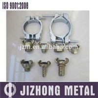 Poland Popular Malleable Iron Pipe Clamp Fitting  Colourful Zinc Hose Coupling  Types Plumbing Mater