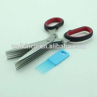 China Stainless Steel Kitchen Use 5 Blade Herb Scissor