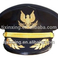 Ribbon Formal Military Navy Airforce Captain Hat