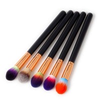 Rainbow Color Synthetic Hair Makeup Foundation Brush SPB4008