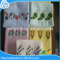 Shipping From China Home Environment Custom100% Cotton Blank Tea Towels For Embroidery