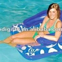 Inflatable Swimming Pool Float Lounger Chair Water Floating Chair Items  Pool Chair