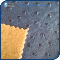 Ostrich Pattern Pvc Fake Leather Fabric Products