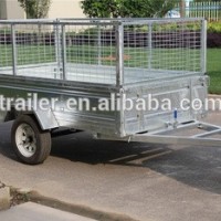 Galvanized Caged Utility Box Trailer For Sales