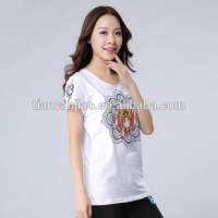 Durable Reliable Quality Korea T Shirt Women Tshirt Lady T-shirt
