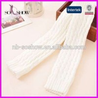Winter Outdoor Fashion Foot Glove Women Warm Cable Knit Leg Warmers