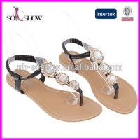 Lady Sandal Wholesale 2017 Latest Low Price Flat Ladies Fancy Woman Sandal
