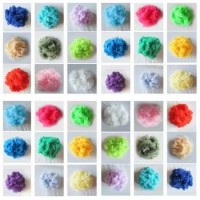 High Quality Colorful Recycled Polyester Fiber