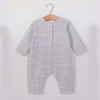 Autumn And Winter Stripe Long Sleeve Knitted Winter Baby Romper