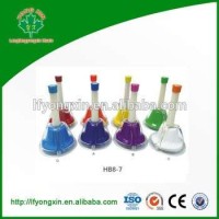 2017 New Products Of Hand Bell 8-tone Musical Instruments Hand Bell For Kids.music Drum.