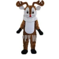 2015HI CE Standard Lovely Christmas Reindeer Cartoon Mascot Costume For Adult