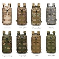 Hot Sale Wholesale Multi Color Outdoor Military Camouflage Climbing 3P Tactical Backpack