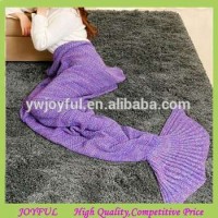 Mixture Crocheted / Knited Mermaid Tail Blanket