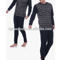 Fashion Soft Double-sided Men's Thermal Underwear Leisure Man Long Johns