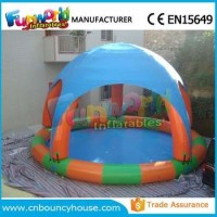 Inflatable Water Pool Plastic Swimming Pools With Roof