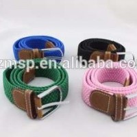 Soild Color Stretch Waistband Belt  durable Knitted Elastic Belt  REACH EU US  Sedex BSCI Audit