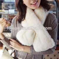 Fashion Many Solid Colors Cheap Rabbit Fur Scarf Women