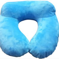 V-help Inflating Neck Pillow Height-adjustable Breathable U-Shape Inflatable Travel Pillow