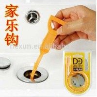 HX-001Plastic Roll Up Stick Hook Drain Cleaner For Bathroom Kitchen