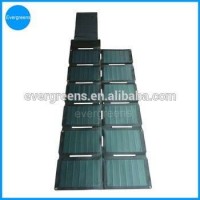 Super Lightweight CIGS 72W/18V Foldable  Portable  Flexible Solar Charger  Waterproof  Lamination Te