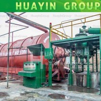 High Efficiency Waste Tyre To Oil Pyrolysis Plant  Xinxiang Huayin