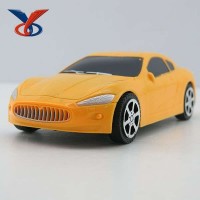 Substantial Yellow Color Plastic Friction Toy Vehicle